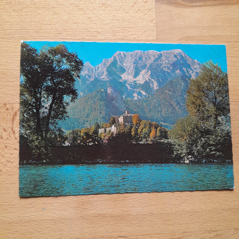 AK Der Grimming mit Schloß Trautenfels.