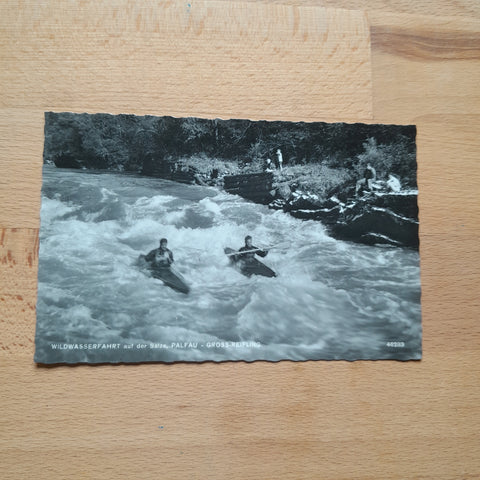 AK Wildwasserfahrt auf der Salza. Palfau - Gross Reifling.