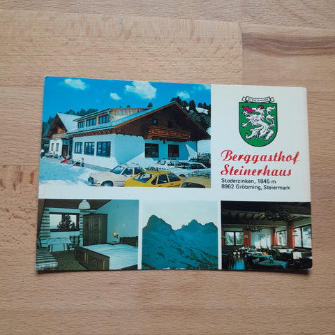 AK Gröbming. Berggasthof Steinerhaus Stoderzinken.