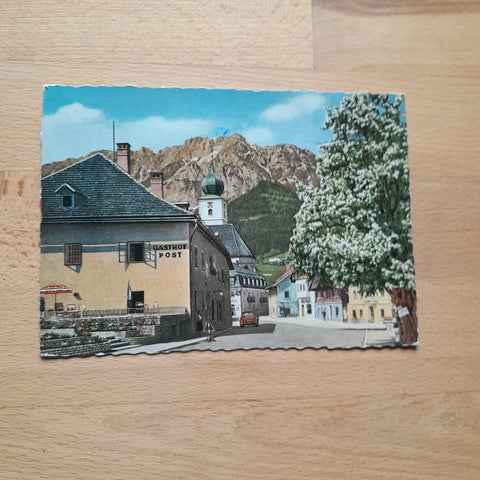 AK Gröbming. Hauptplatz mit Kamm.