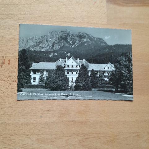 AK Gröbming. Kuranstalt mit Kamm.