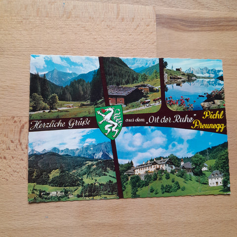 AK Herzliche Grüße aus dem Ort der Ruhe. Pichl Preunegg.