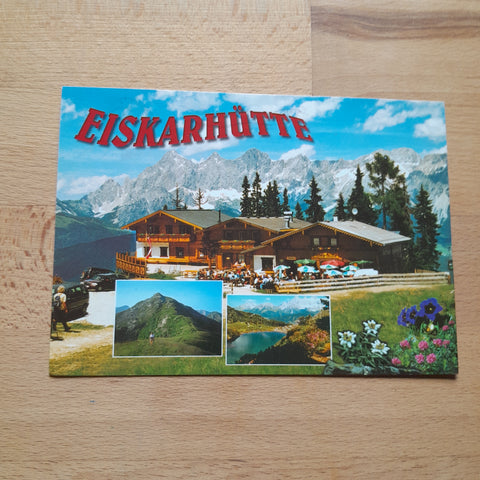 AK Almgasthaus Eiskarhütte. Fam. Mitterwallner. Pichl-Reiteralm.