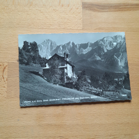 AK Pichl a. d. Enns. Bankwirt-Preunegg.