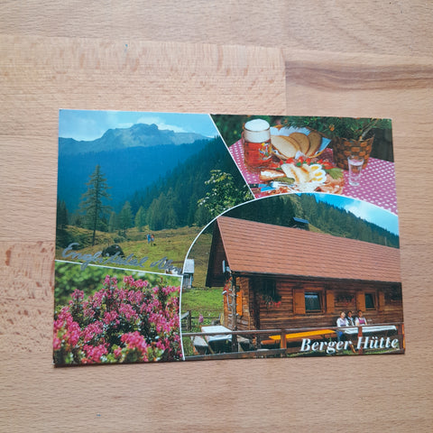 AK Englitztal-Alm. Berger Hütte. Kiendler F.R. Sonnberg 20. Öblarn.