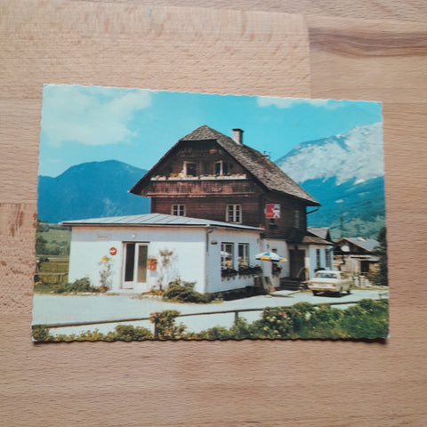 AK Niederöblarn 38. Gasthof Pension Planitzer.