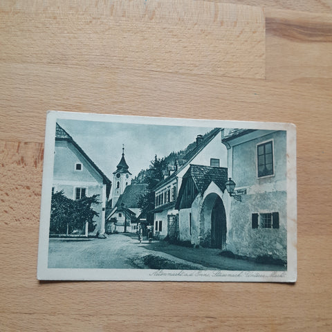 AK Altenmarkt an der Enns. Unterer Markt. (1923)