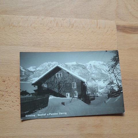 AK Ennsling. Gasthof Pension Dornig mit Kaibling.
