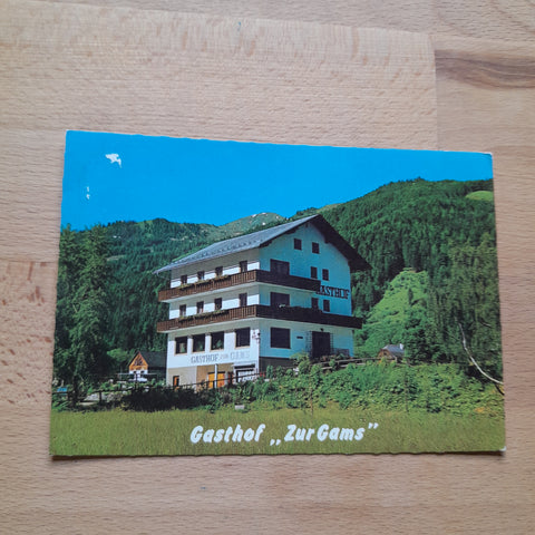 AK Donnersbachwald Gasthof Zur Gams Ernst u. Christl Rüscher.