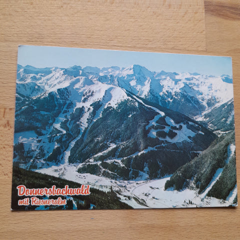 AK Donnersbachwald mit Riesneralm.