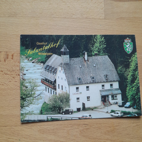 AK Wildalpen 10. Gasthof Salzatalhof Werner und Edith Drzola.