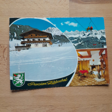 AK Ramsau am Dachstein 86. Pension Zirbenhof Familie Engelhardt.