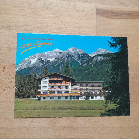 AK Ramsau am Dachstein mit Hotel Restaurant Edelweiß. Inh. Putz.