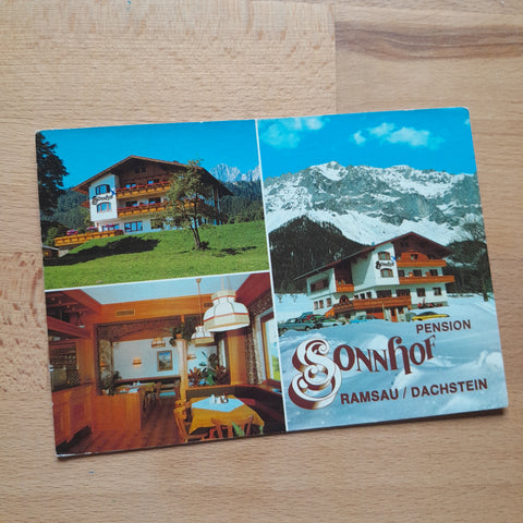AK Ramsau am Dachstein 247. Pension Sonnhof. Gundi und Peter Perner.