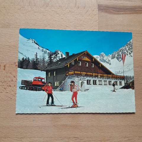 AK Ramsau am Dachstein. Alpenhof Bachlalm. Inh. Franz und Rosa Steiner.