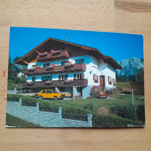AK Ramsau/Dachstein, Vorberg 135. Theresienheim Familie B. u. Ch. Stücklschweiger.