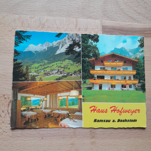 AK Ramsau am Dachstein 242. Frühstückspension Hofweyer.