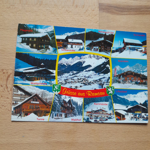 AK Grüsse aus Ramsau.