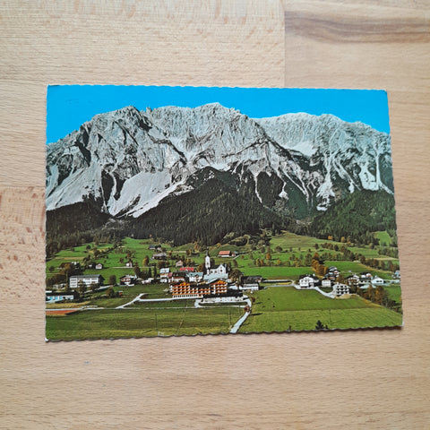 AK Ramsau am Dachstein mit Scheichenspitze.