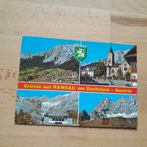 AK Grüsse aus Ramsau am Dachstein.