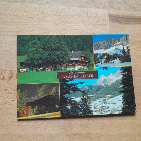 AK Ramsau-Dachstein. Haus Zeiser. Familie Walcher.