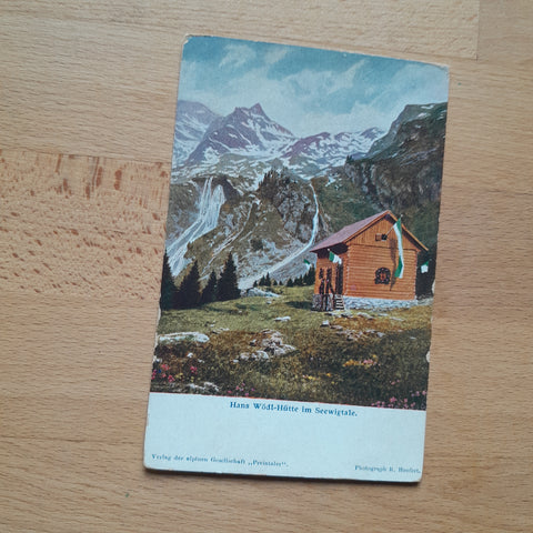 AK Hans Wödl-Hütte im Seewigtale.