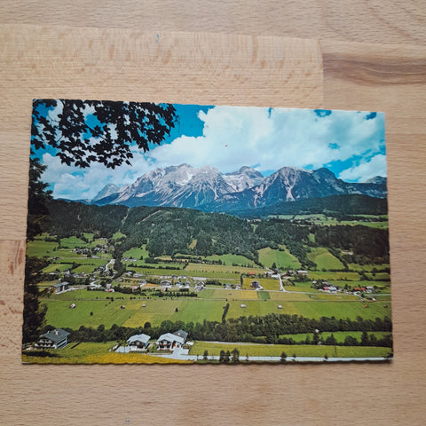 AK Mauterndorf/Schladming- Blick gegen das Dachsteingebirge.