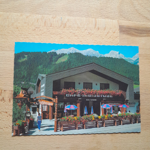 AK Schladming. Cafe Imbißstube Planaustub'n Charly Kahr.