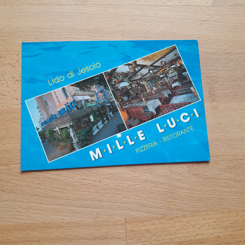 AK Jesolo Lido. Pizzeria Ristorante Mille Luci. Piazza Nember.
