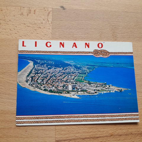 AK Lignano. Veduta aerea.