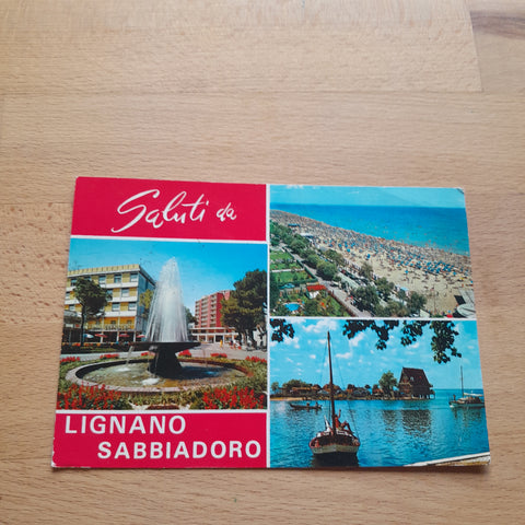 AK Saluti da Lignano Sabbiadoro.