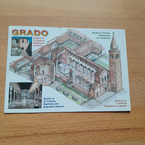 AK Grado. Basilika di S. Eufemia Battistero e Lapidario.
