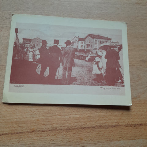 AK Grado. Weg zum Strand (Reprint)