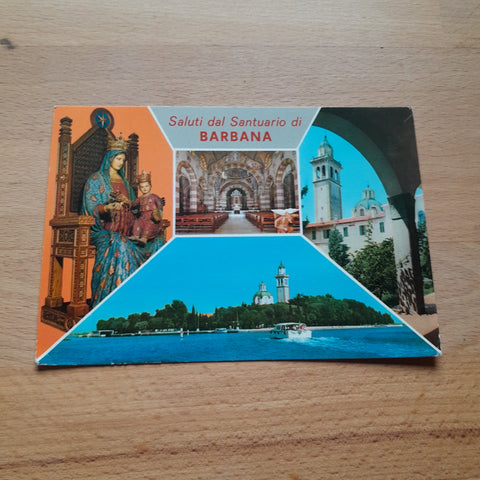 AK Saluti dal Santuario di Barbana.