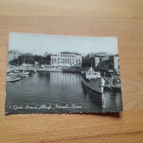 AK Grado - Porto ed Alberghi Metropole e Riviera.