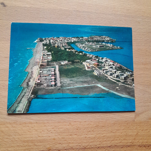 AK Grado. La Spiaggia veduta aerea.