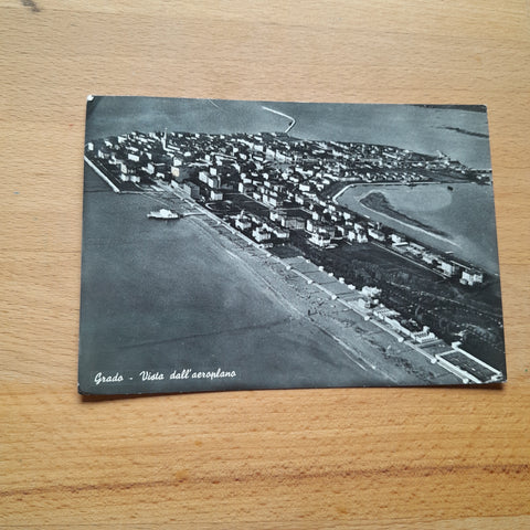 AK Grado. Vista dall' aeroplano.