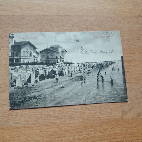 AK Un Saluto da Grado. (1907)