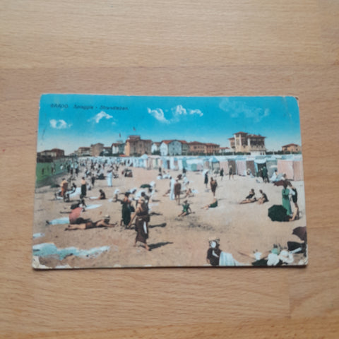 AK Grado. Spiaggia Strandleben.