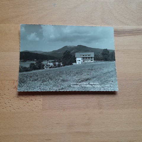 AK Trahütten. Alpengasthof Kiegerl. Rostock.