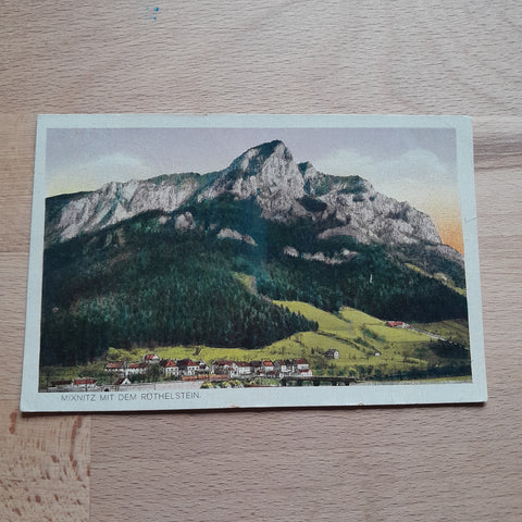 AK Mixnitz mit dem Röthelstein. (1919)