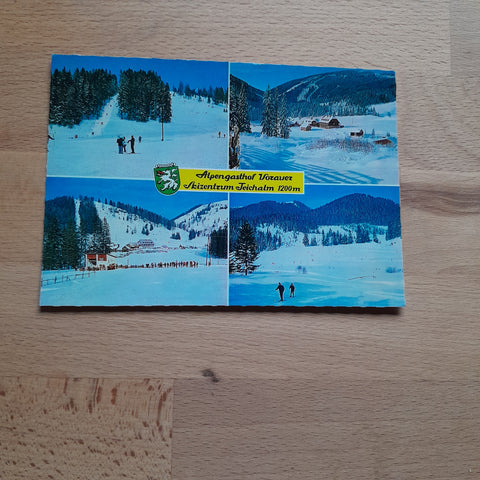 AK Fladnitz an der Teichalm. Alpengasthof Vorauer Skizentrum Teichalm.