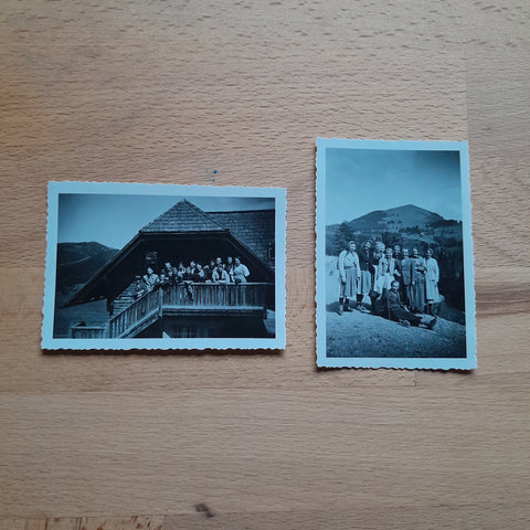 2 Kleine Fotos Teichalm Ostermannhütte (1940)