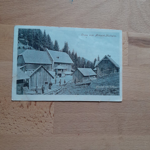AK Gruß vom Almwirt Hochalm.