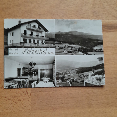 AK Neumarkt. St. Georgen 43. Gasthof Pension Holzerhof. Inh. Wilhelm u. Franziska Reichel.