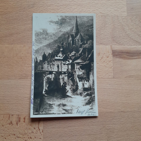 AK Murau nach einem Gemälde. (1924)