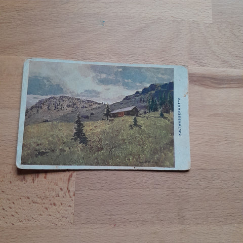AK Kaltwasserhütte. Ludwig Urban in der Paal. Post Stadl.
