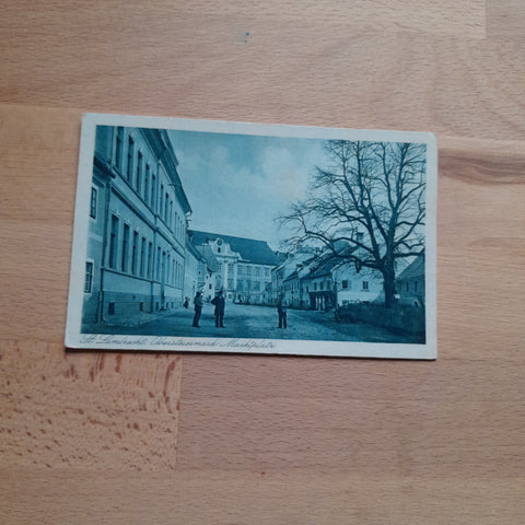 AK St. Lambrecht. Marktplatz (1923)