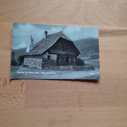 AK Perchau am Sattel. Altes Bauernhaus.