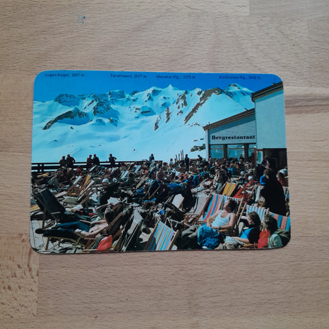 AK Sonnen-Terrasse auf der Bergstation Kleine Scharte. Bad Hofgastein.